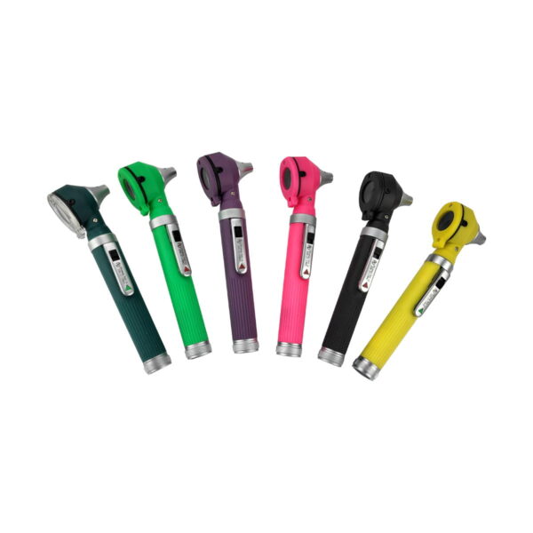 Otoskop laryngologiczny mini światłowodowy LED zielony Otoskop laryngologiczny mini światłowodowy LED zielony