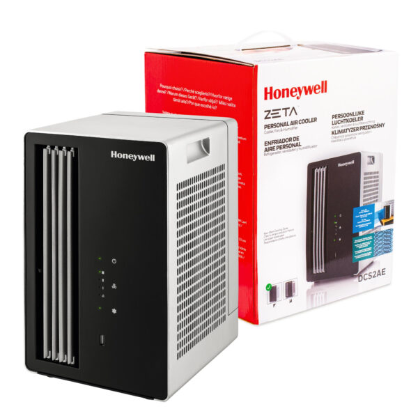 Honeywell Zeta DCS2AE Silver Klimator ewaporacyjny - schładzacz powietrza srebrno biały Honeywell Zeta DCS2AE Silver Klimator ewaporacyjny - schładzacz powietrza srebrno biały