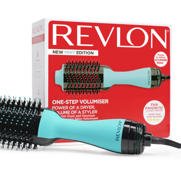 REVLON One Step RVDR5222MUKE Suszarko-lokówka REVLON w kolorze miętowym REVLON One Step RVDR5222MUKE Suszarko-lokówka REVLON w kolorze miętowym