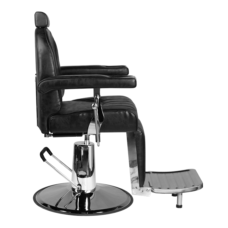 Hair System fotel barberski SM138 czarny Hair System fotel barberski SM138 czarny