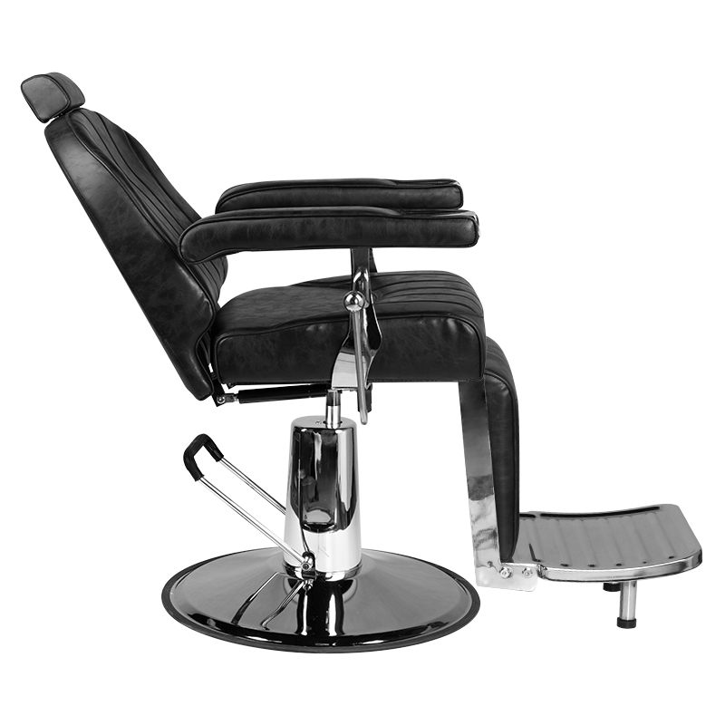 Hair System fotel barberski SM138 czarny Hair System fotel barberski SM138 czarny