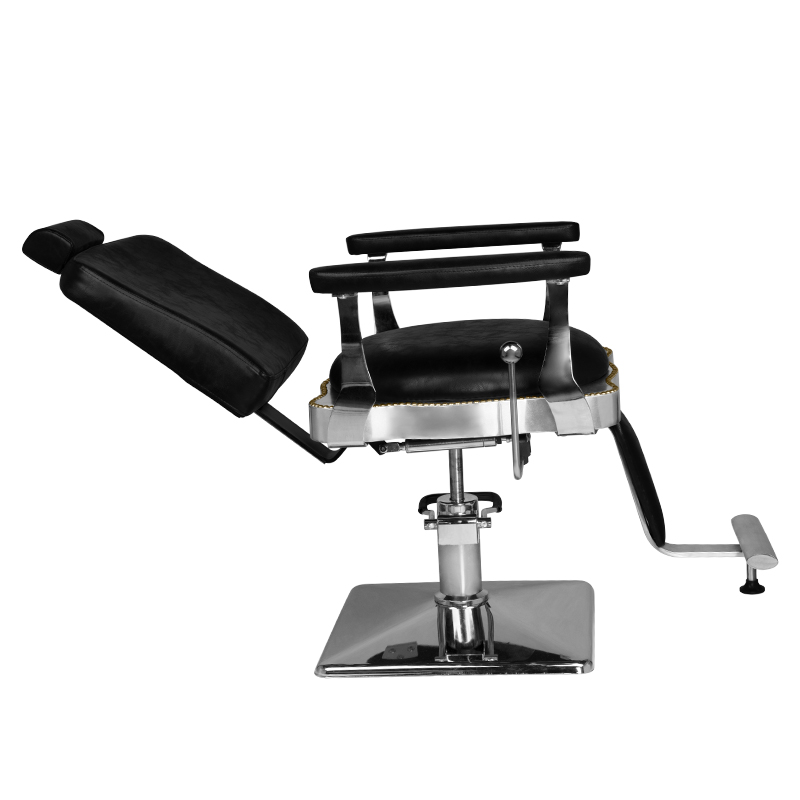 Hair System fotel barberski SM180 czarny Hair System fotel barberski SM180 czarny