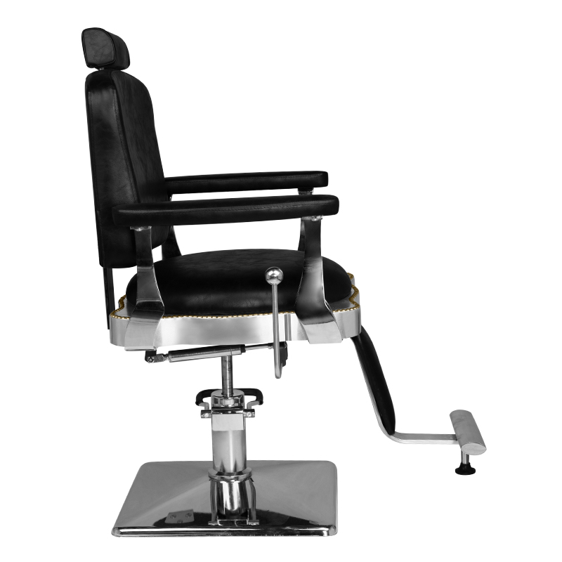 Hair System fotel barberski SM180 czarny Hair System fotel barberski SM180 czarny