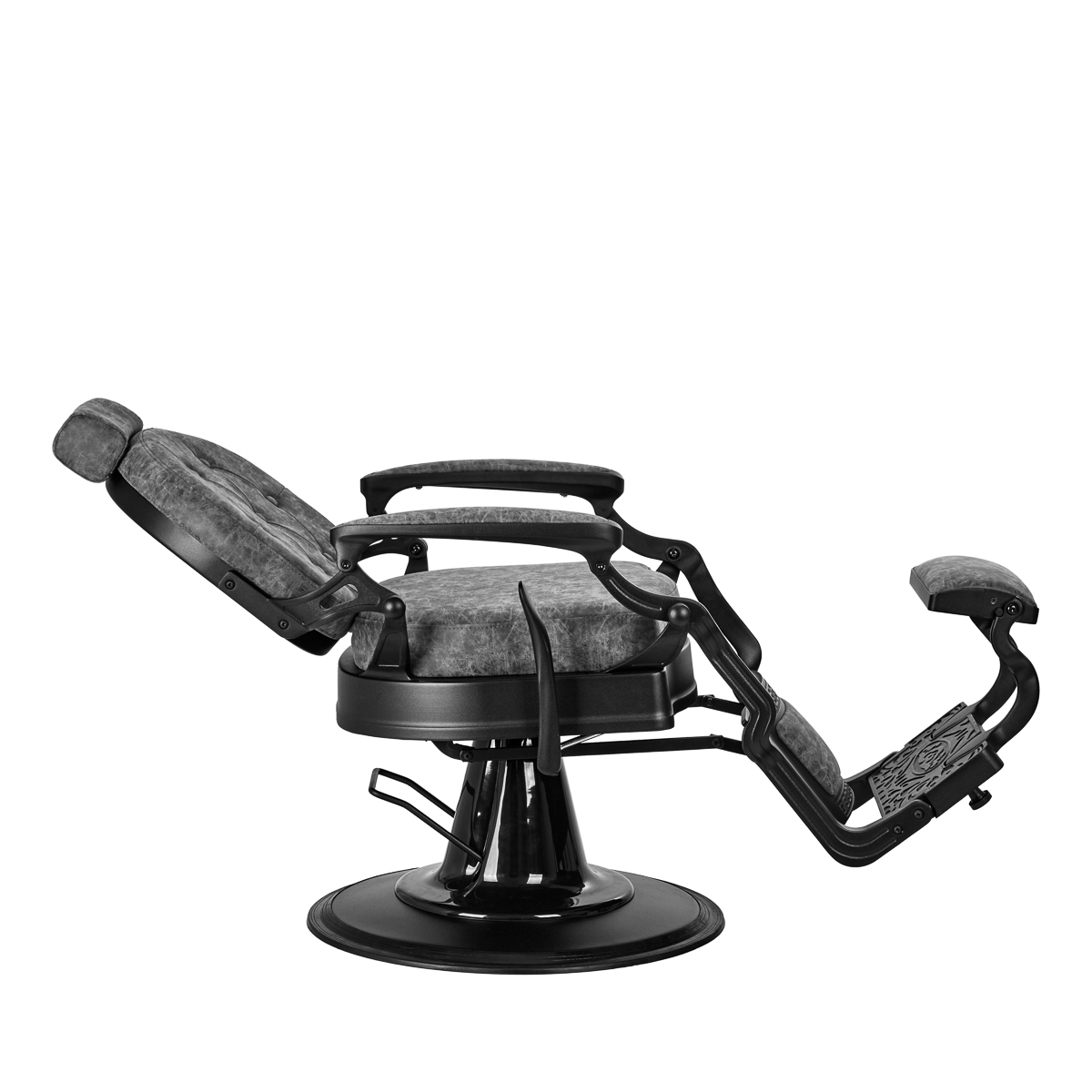 Gabbiano fotel barberski President Old Leather Szary Gabbiano fotel barberski President Old Leather Szary