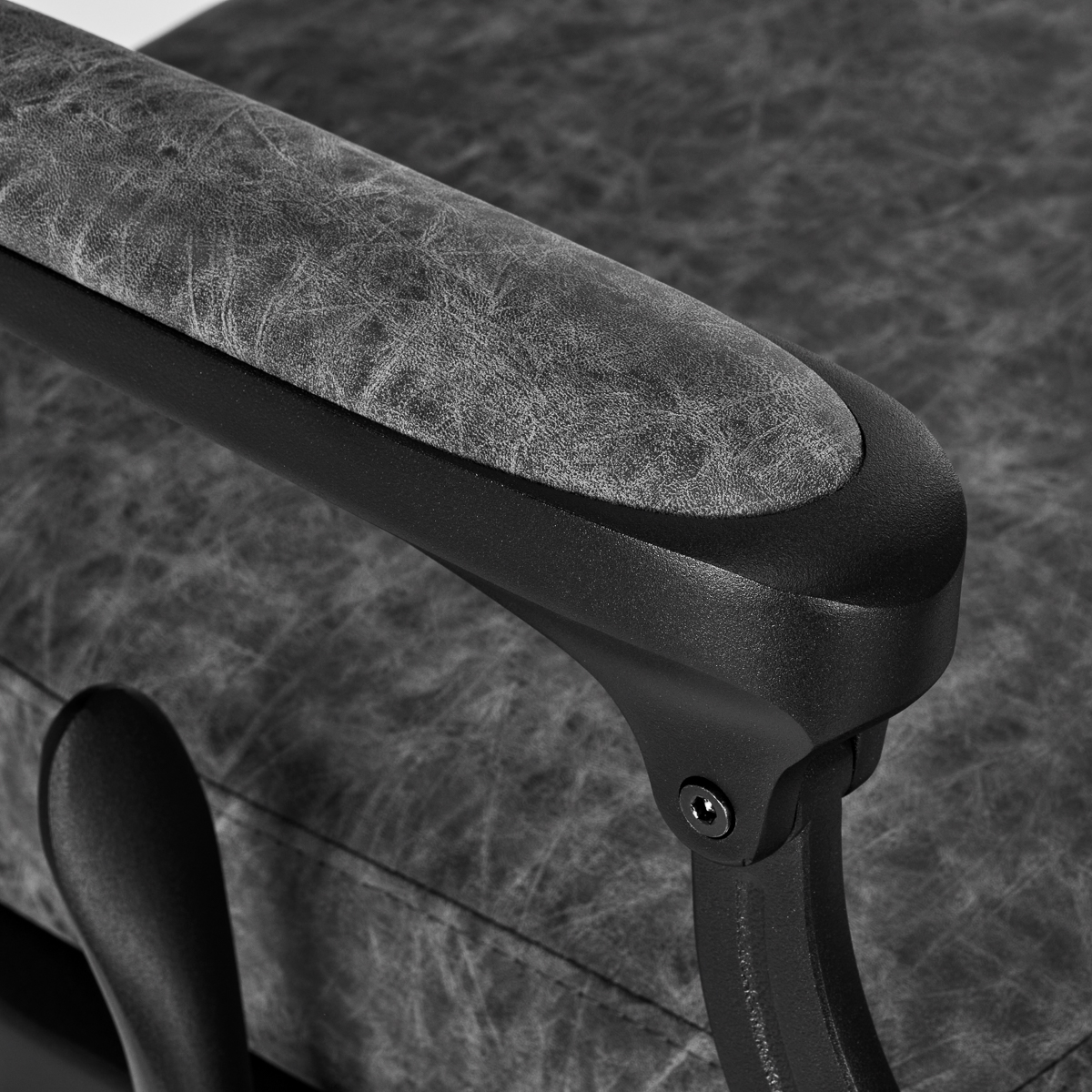Gabbiano fotel barberski President Old Leather Szary Gabbiano fotel barberski President Old Leather Szary