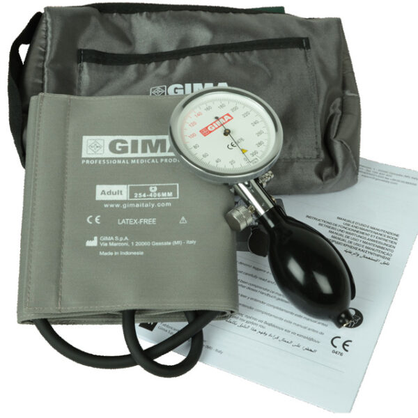 GIMA SIRIO Ciśnieniomierz zegarowy zintegrowany GIMA SIRIO Ciśnieniomierz zegarowy zintegrowany