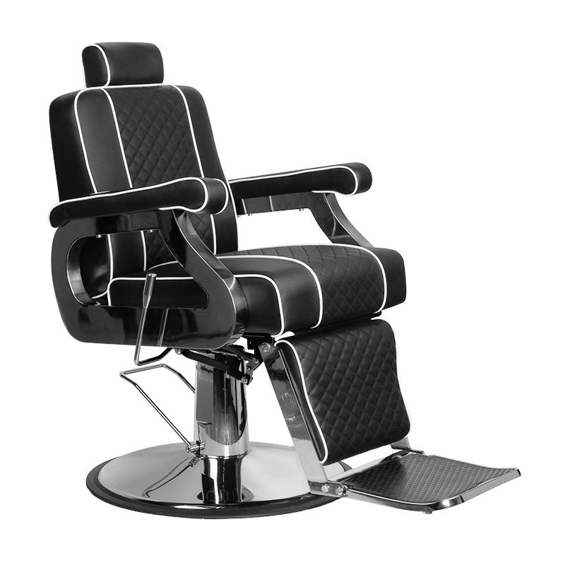Fotel barberski Gabbiano Paulo czarny Fotel barberski Gabbiano Paulo czarny