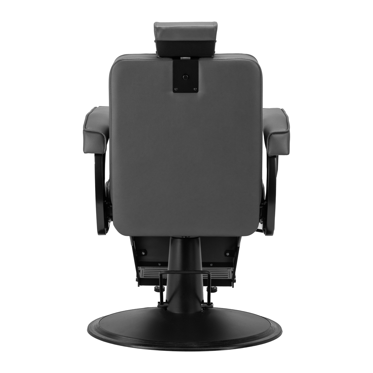 Fotel barberski Hair System BM88066B szary na czarnej podstawie Fotel barberski Hair System BM88066B szary na czarnej podstawie