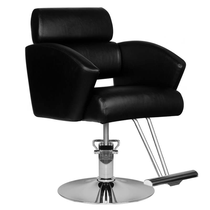 Fotel fryzjerski Hair System HS02 czarny Fotel fryzjerski Hair System HS02 czarny
