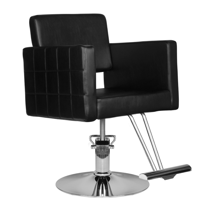 Fotel fryzjerski Hair System HS33 czarny Fotel fryzjerski Hair System HS33 czarny
