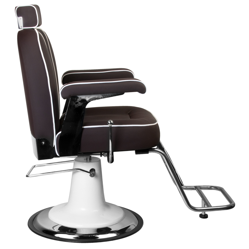 Fotel barberski Gabbiano Amadeo brązowy Fotel barberski Gabbiano Amadeo brązowy