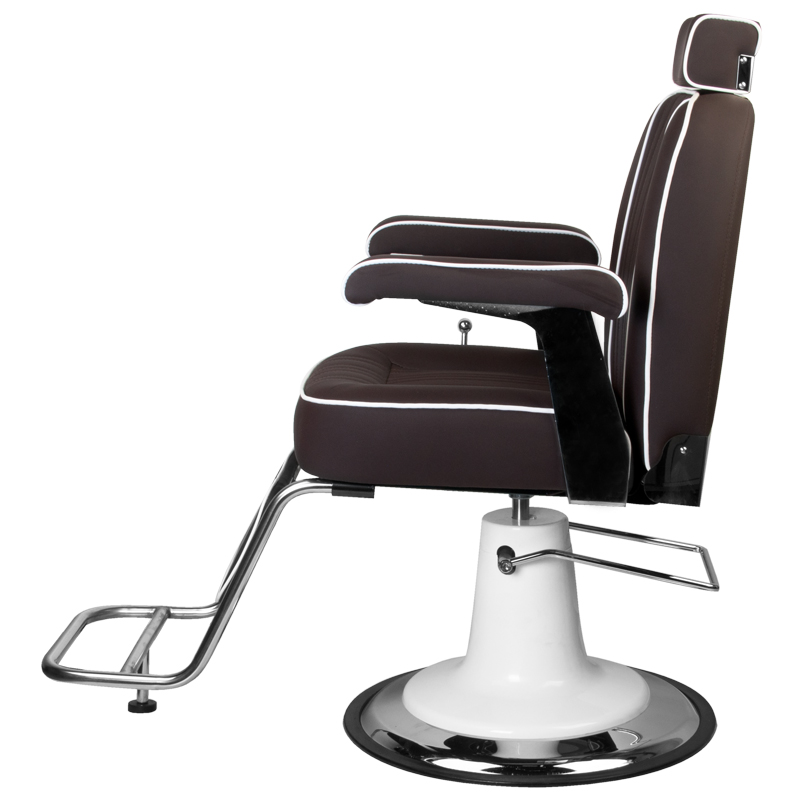 Fotel barberski Gabbiano Amadeo brązowy Fotel barberski Gabbiano Amadeo brązowy