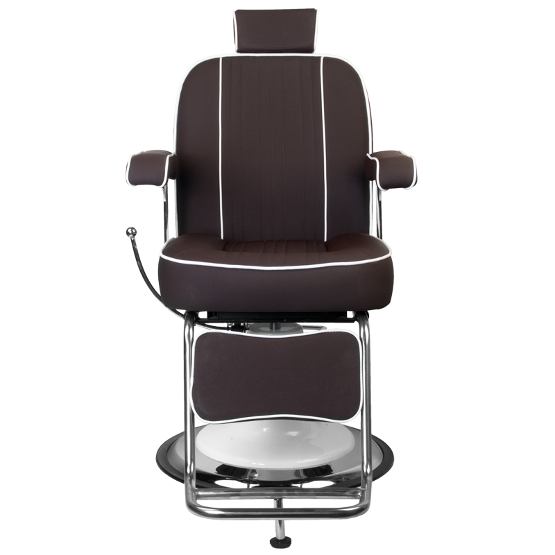 Fotel barberski Gabbiano Amadeo brązowy Fotel barberski Gabbiano Amadeo brązowy
